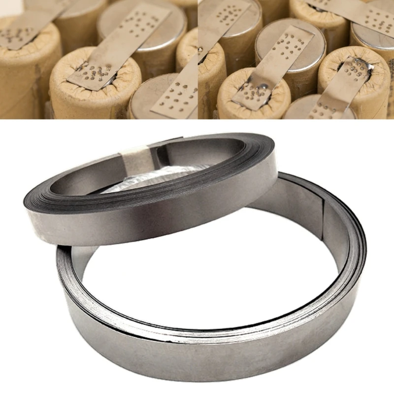 

E9LD 10m 8/10/15mmx0.15mm Nickel Plated Strip Tape for Li-ion 18650 Battery Spot Welding Spot Welder Machine Accessories