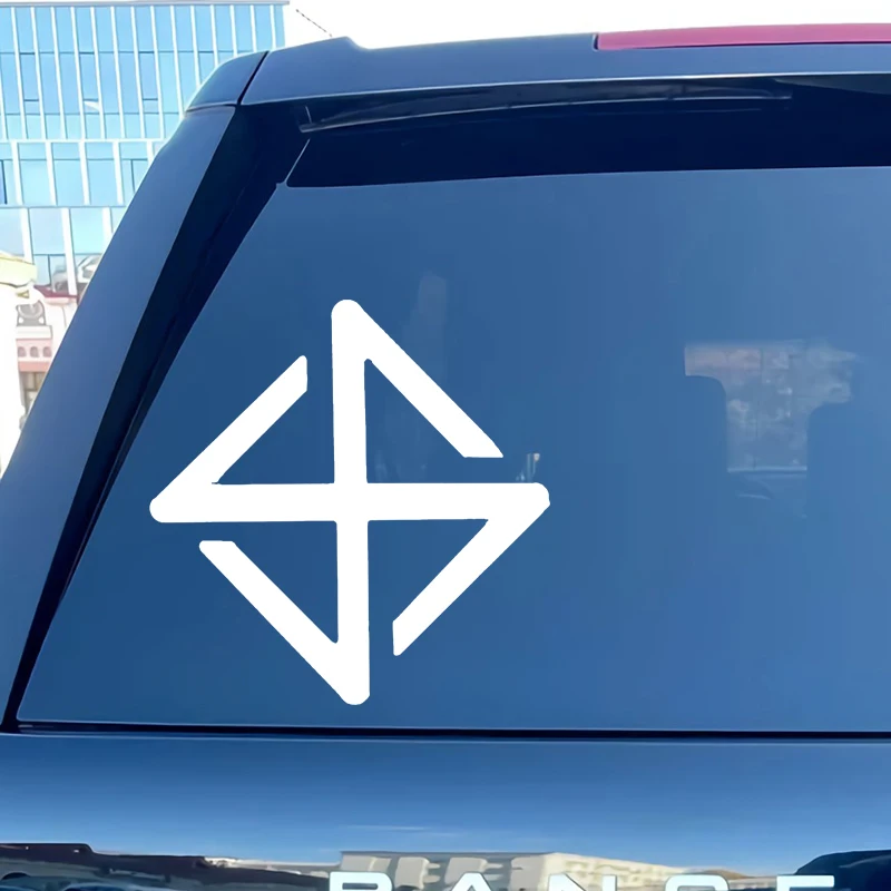 Высекающая виниловая наклейка Славянские символы автомобильная