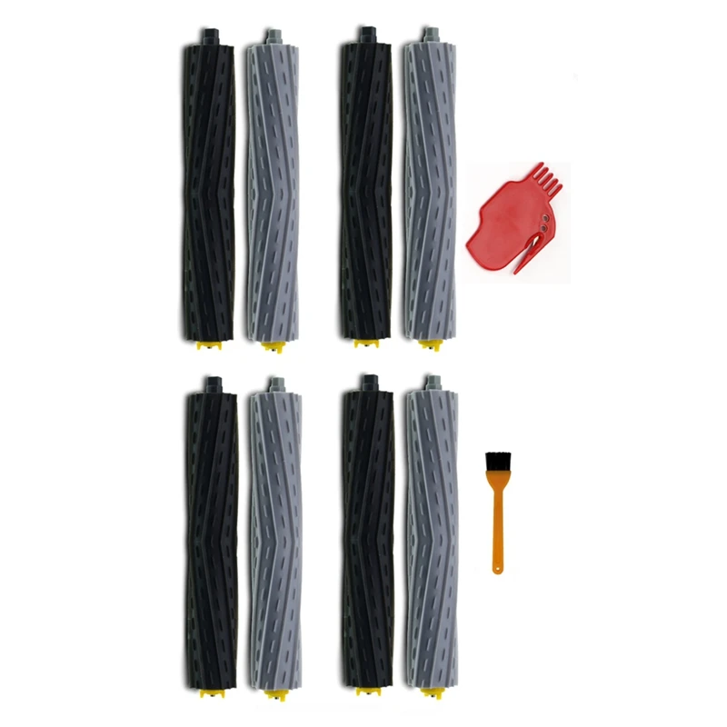 

Роликовая щетка для пылесоса Irobot Roomba 8 9 серии 800 860 865 866 870 871 880 885 886 890 900 974 966 980, 4 пары