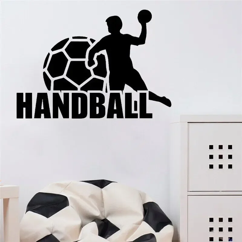 Настенная виниловая наклейка в виде гандбола спортивные фотообои