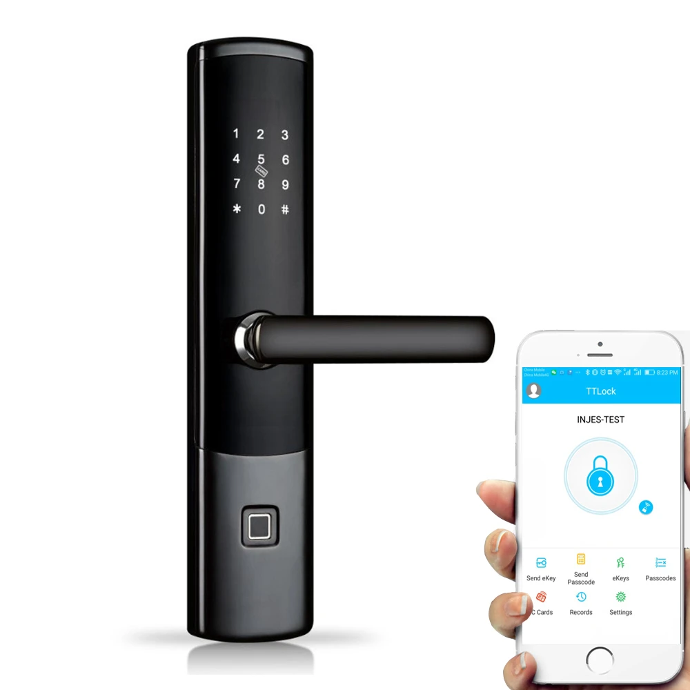 

Keyless Entry Wifi App Control Fingerprint Security Smart Door Locks