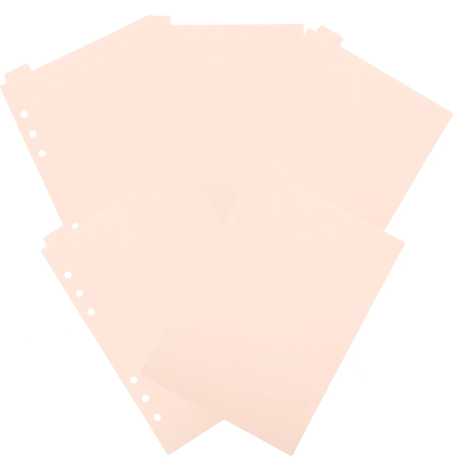 

5 Pcs Separator Paper Binder Divider Tabbed Dividers 6 Ring A5 Plastic Folders Tabs Accessories 8 Diary inlay