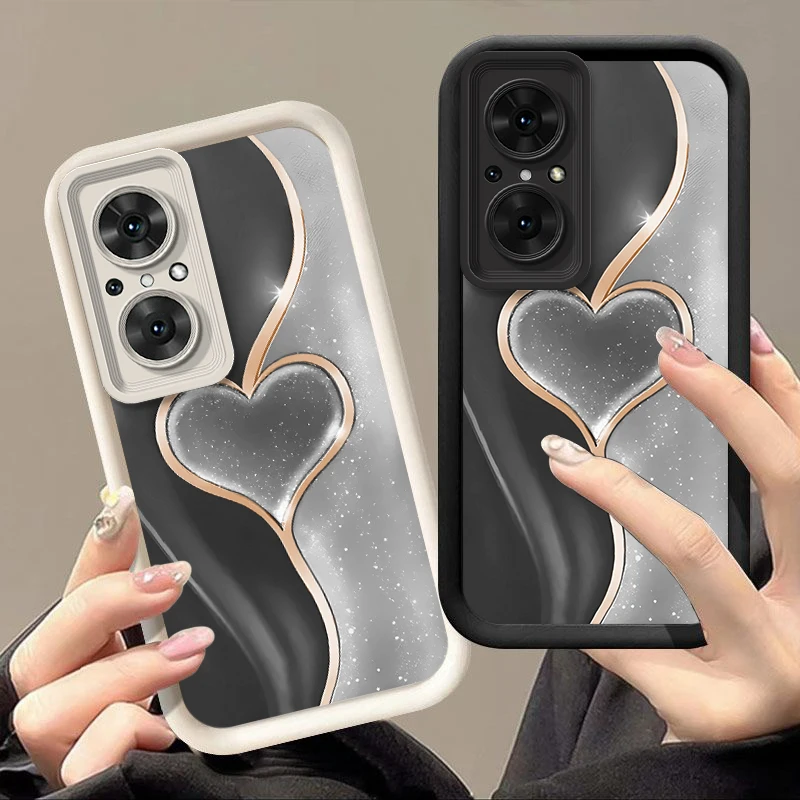 Чехол для телефона Nova 9SE с блестящим сердцем новинка С небесным глазом Huawei 9S 6SE Y70