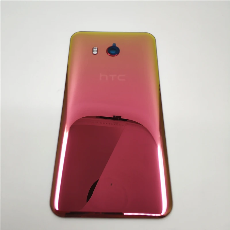 

Original Battery Cover For HTC U11 U-3w W-1w With Camera Lens Glass Door Back Housing Case Back Cover