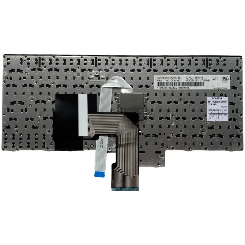 Фото Серая клавиатура без подсветки для Lenovo Thinkpad X131e X140e 04Y0394 04Y0380 04Y0386 04Y0342 04Y0354 04Y0388 04Y0393 04Y0408 04Y0403 №3
