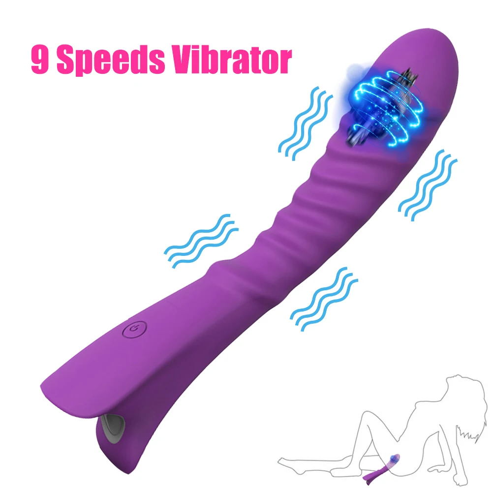 

Фаллоимитатор OLO с USB-зарядкой, вибратор для стимуляции точки G, эротическая игрушка, массажер влагалища, секс-игрушки для женщин, 9 скоростей, волшебная палочка, AV-Стик