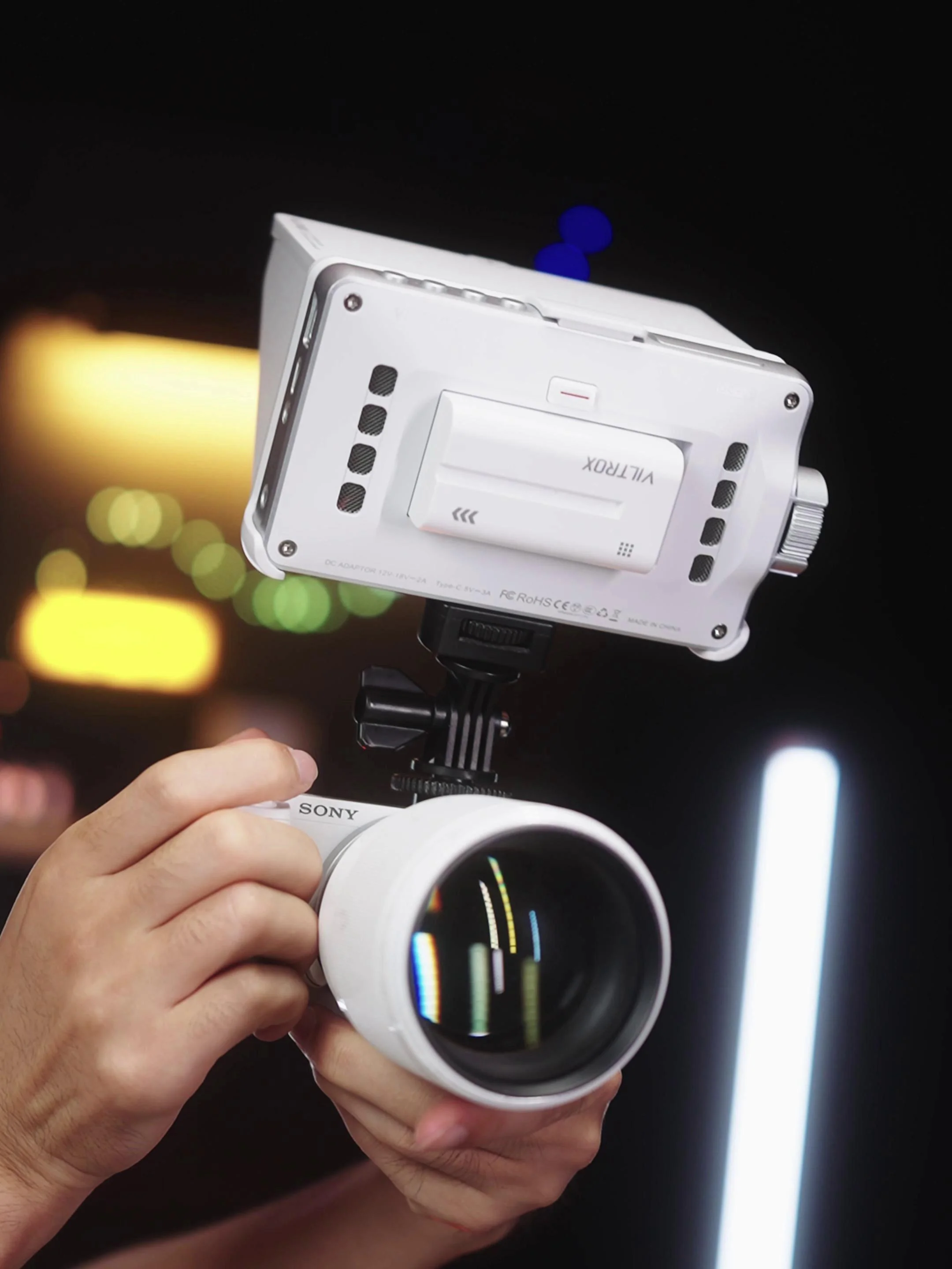 Портативный монитор Viltrox DC-V1 5 дюйма 4K 60 Гц HDMI 1.4 интерфейс камеры с аккумулятором