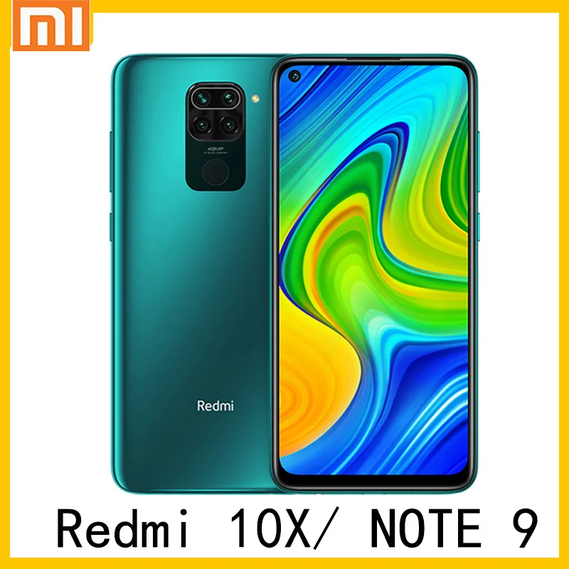 Xiaomi Redmi 10X / note 9 Global ROM 4 Гб RAM 128 ГБ мобильный телефон MTK Helio G85 48MP Quad Camera 5020 мАч |