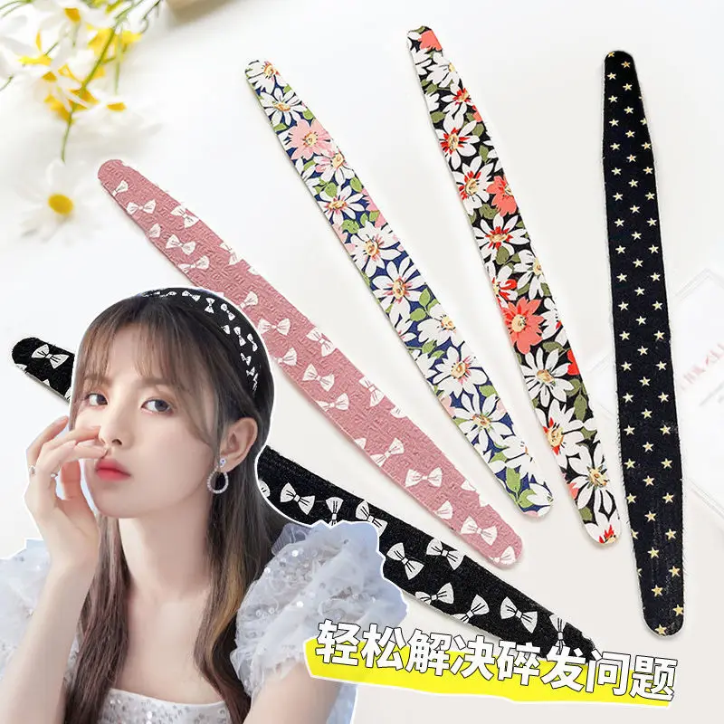 

Повязка для волос на липучке для взрослых и детей с принтом взрыва фиксированная повязка на голову женские всесезонные клейкие аксессуары для волос простая повязка