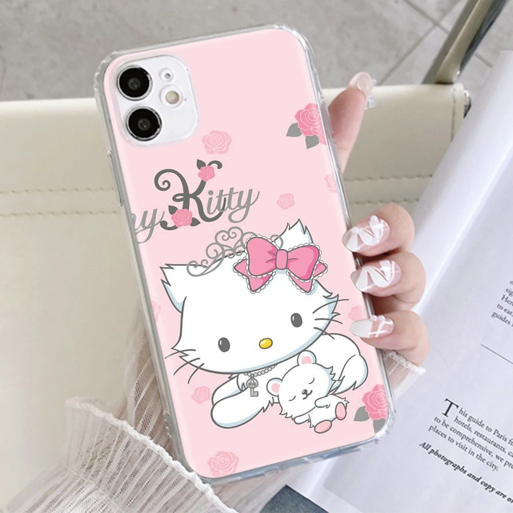 Прозрачный чехол Charmmy Kitty для Motorola Moto G8 Power G9 Play G10 G20 G30 Plus