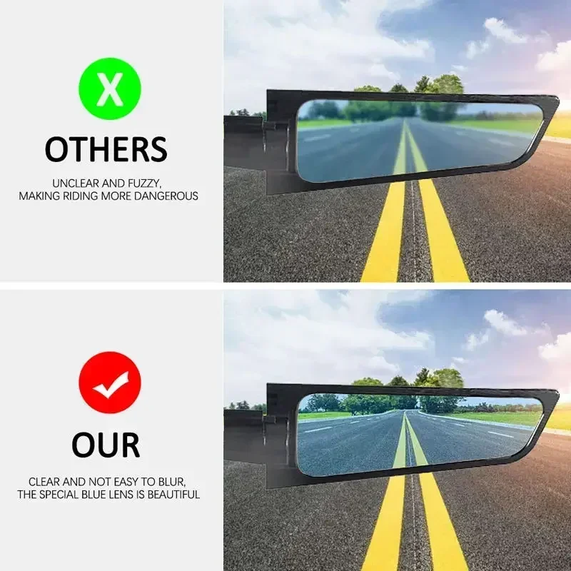 Регулируемое вращающееся зеркало заднего вида для мотоцикла Z900 Z650 Z750 Z1000 Z800 Z400 Z250