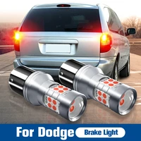 2pcs led brake light lamp blub p215w 1157 bay15d canbus error free for dodge caravan 2000 2007