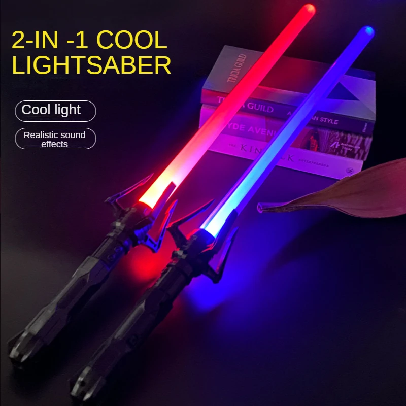 80 см дуэлинг RGB светильник saber лазерный меч игрушки Saber 7 цветов дети Soundfonts Force FX FOC