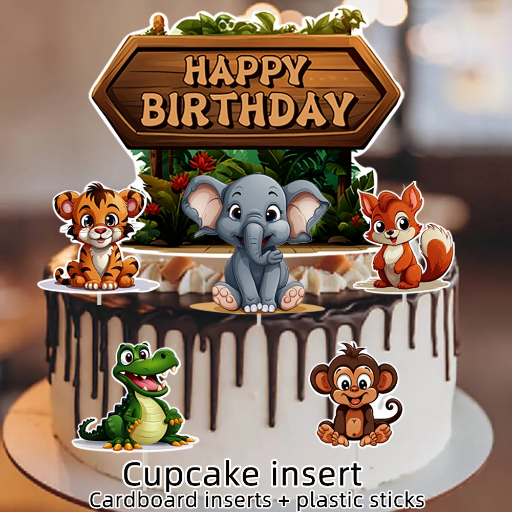 Топпер для торта Лесное Сафари