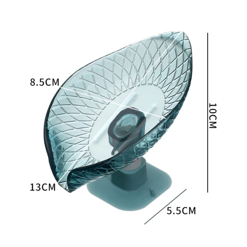 Мыльница для ванной дренаж в форме листа мыла держатель коробка хранения губки