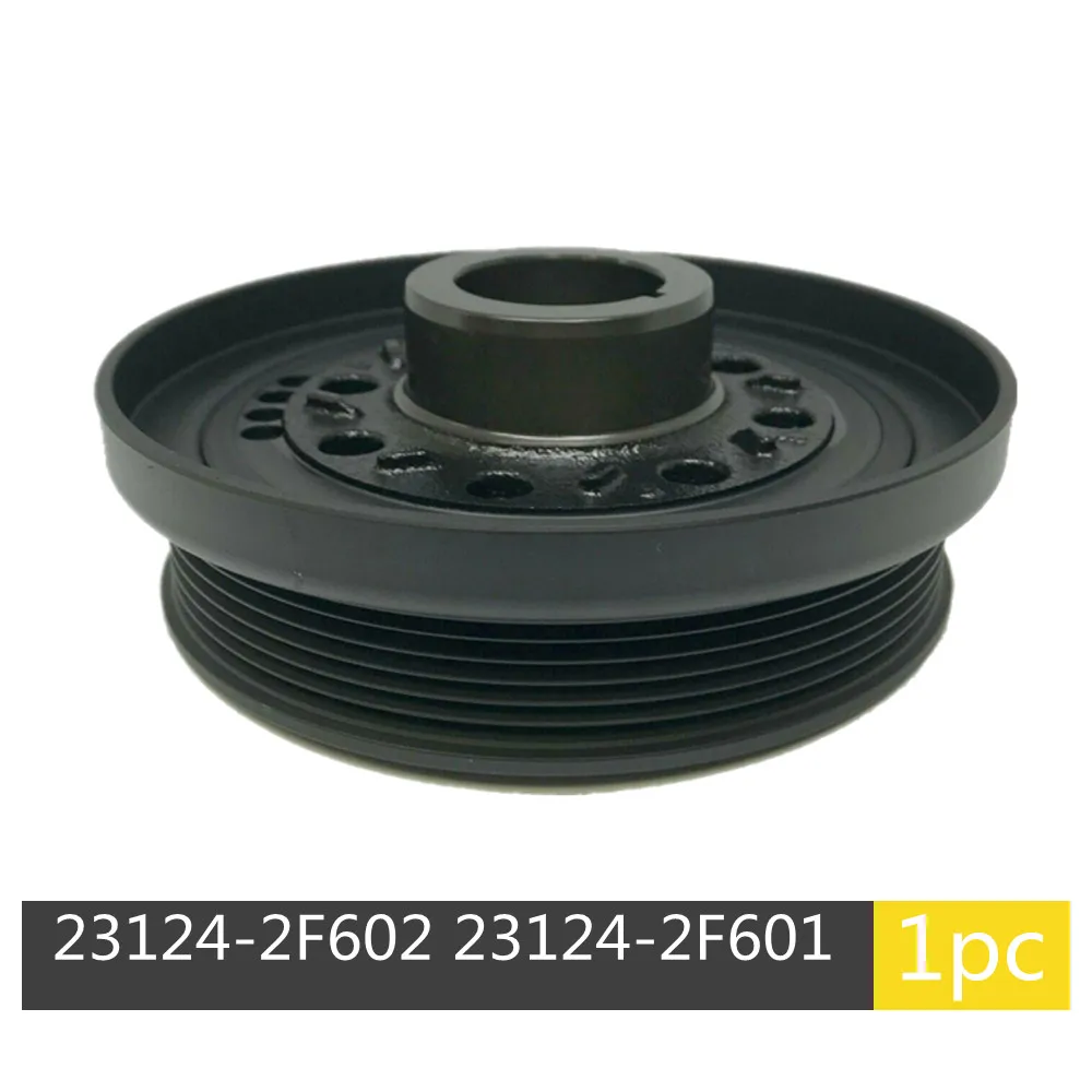 

Новый оригинальный шкив демпфера 23124-2F010 для Kia Carnival Sedona Sorento Sportage Hyundai Tucson ix35 Santa Fe 2,2 T