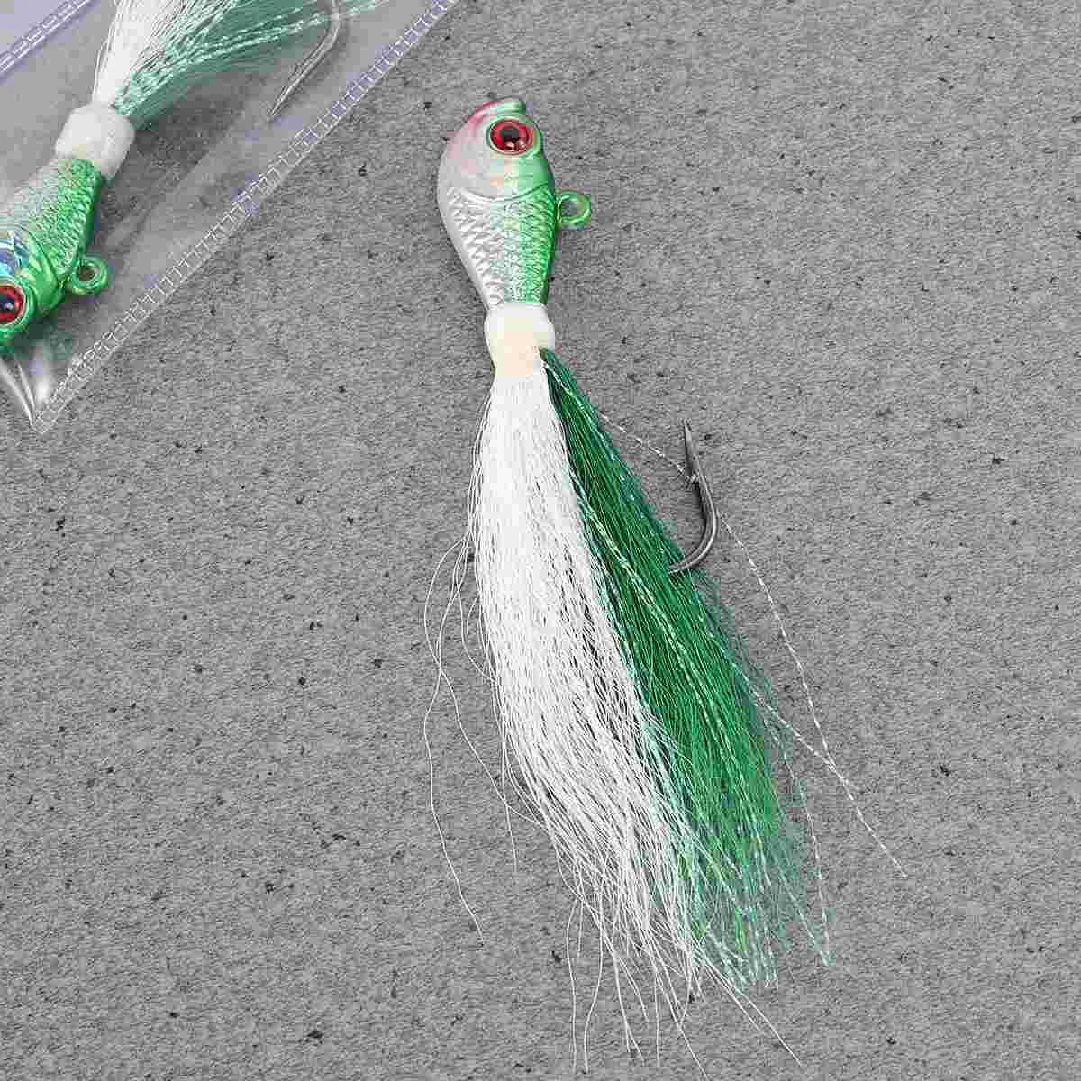 

Искусственная приманка 3 шт., искусственные крючки для приманки, искусственные крючки для приманки, светящиеся рыболовные приманки, блестящ...