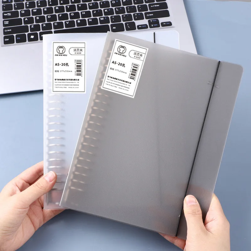 

Diary 2023 A4 A5 B5 Transparent Loose Leaf Binder Notebook Inner Core Cover Note Book Journal Planner Office Stationery Supplies