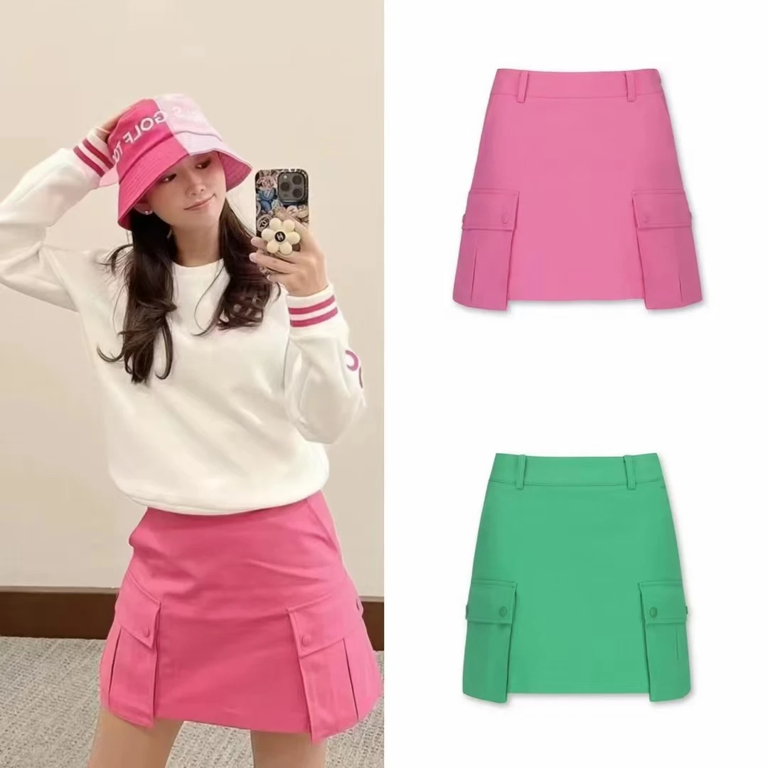 

Golf skirt pretty golf ladies half body hip skirt fashion outdoor sports dress G4 promtion