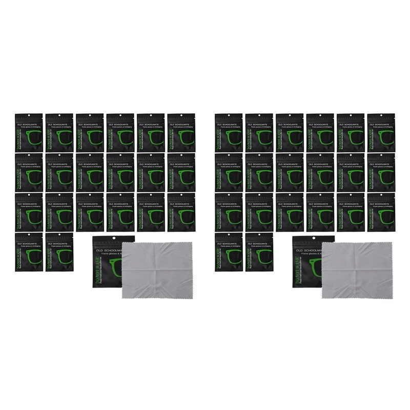 

40 шт., многоразовые салфетки от запотевания очков