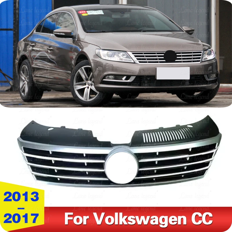 Подходит для VW Volkswagen CC 2013 2014 2015 2016 2017 передняя верхняя решетка радиатора сетка