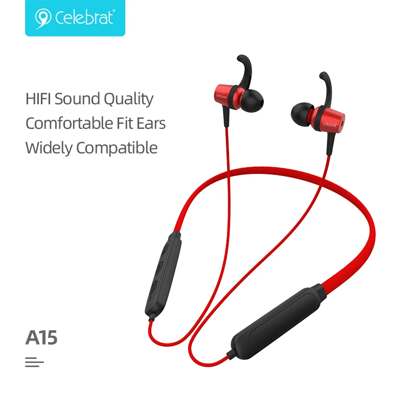 

Беспроводная гарнитура, Bluetooth-наушники на шею, Качественные Спортивные стереонаушники, HIFI удобные наушники с микрофоном, праздничные наушн...