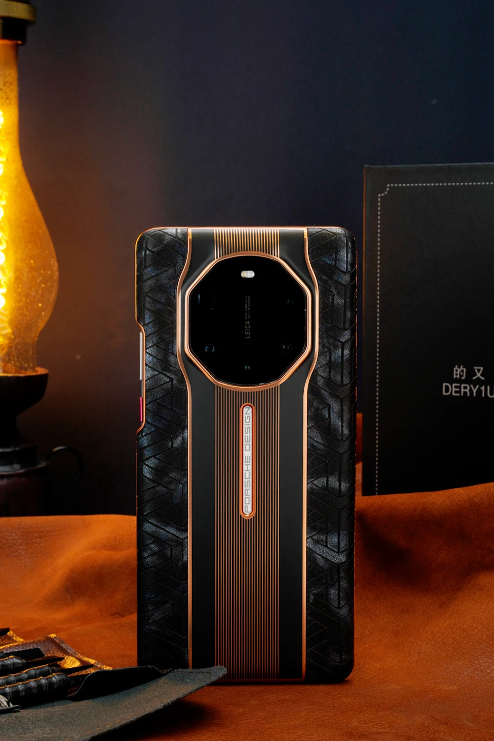 Чехол из натуральной кожи с крокодиловым узором для Huawei Mate40RS MATE50RS MATE60RS