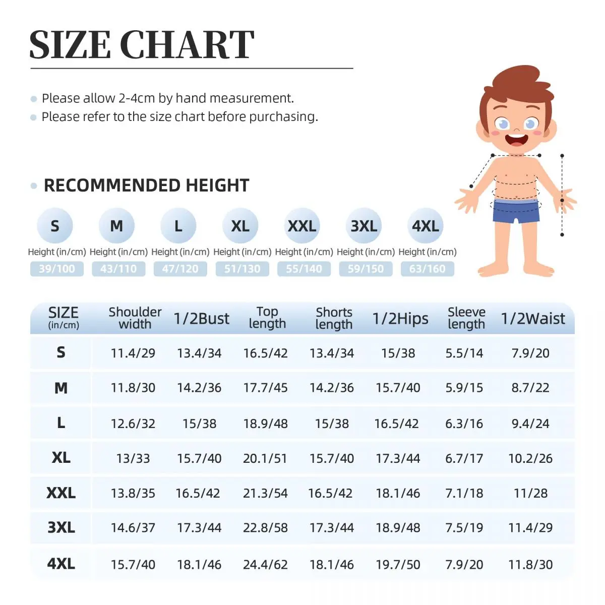 Pooh Bear New Summer Plus Size 4XL Pajamas Set for boys girls Nightwear