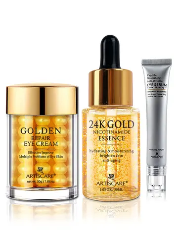 ARTISCARE Комплект для ухода за лицом 24K Золото