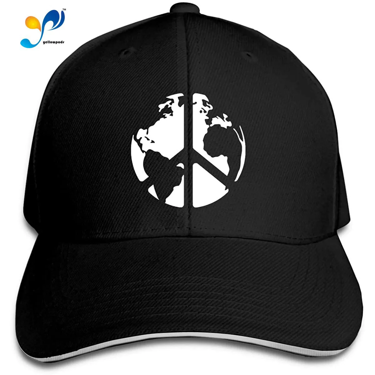 

Moto Gp Baseball Cap World Peace Sign Global Men Cotton Classic Baseball Cap Adjustable Size