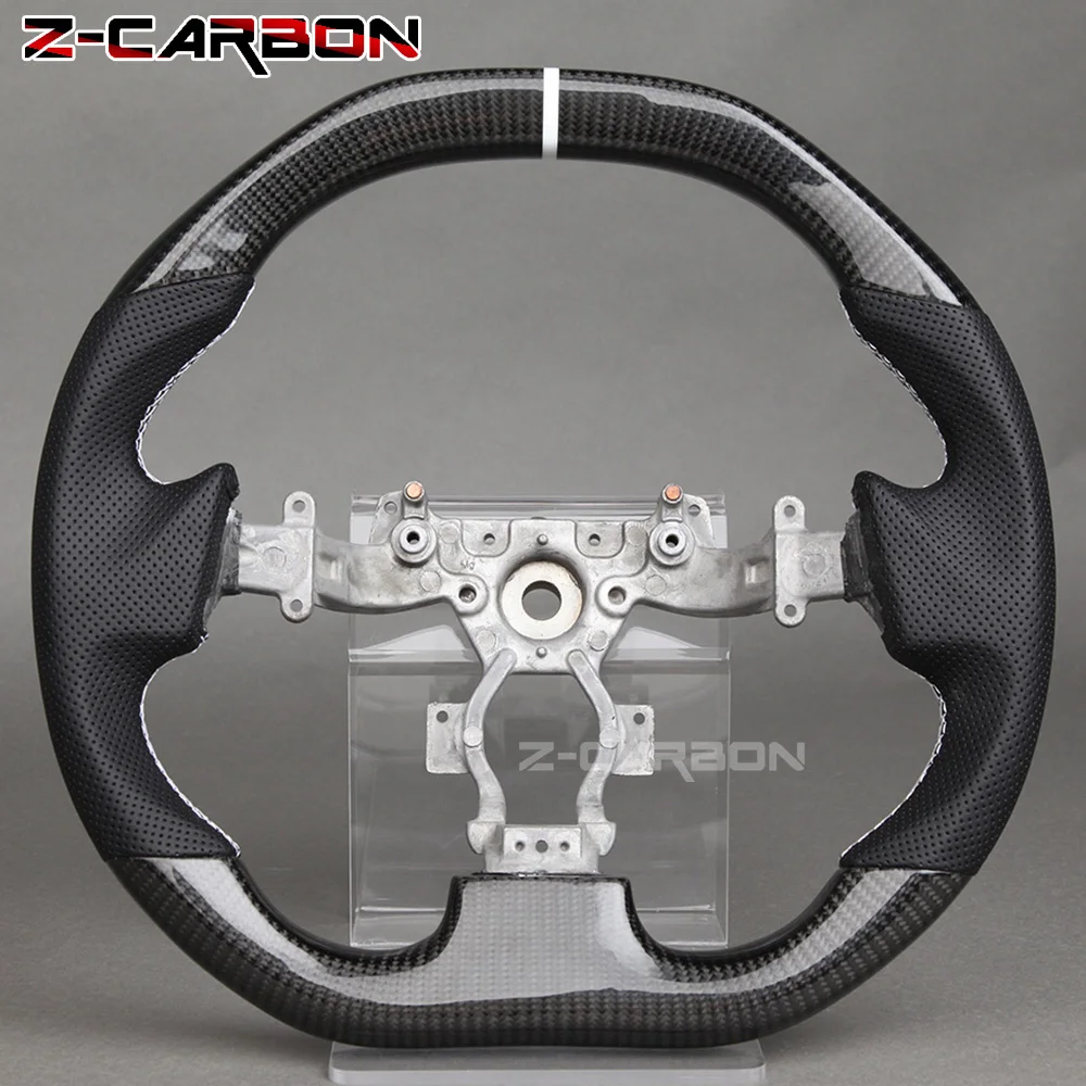 

Carbon Fiber Steering Wheel Perforated Leather For Nissan GTR 2007-2016 Models Volante Esportivo