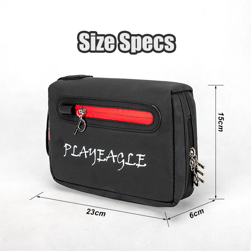 PLAYEAGLE 2022 Unisex Golf Handbag PU Material Zipper Mini  Valuables Cell Phone Pouch Makeup Cosmetic Bag for Men Women