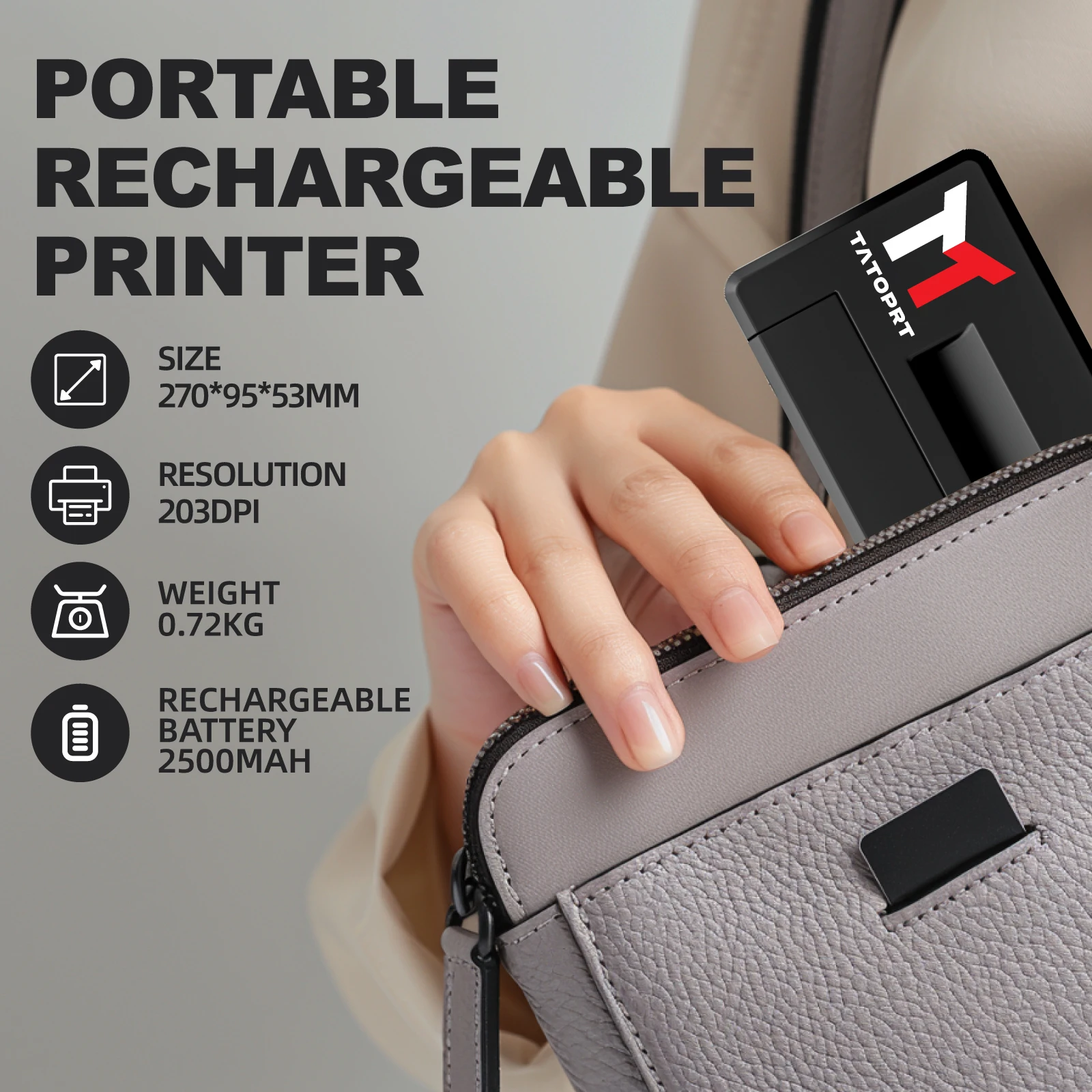 MHT-Hot Sale Dellege A4 Tattoo Transfer Stencil Machine Bluetooth Portable Mini Printer stencil printer Thermal