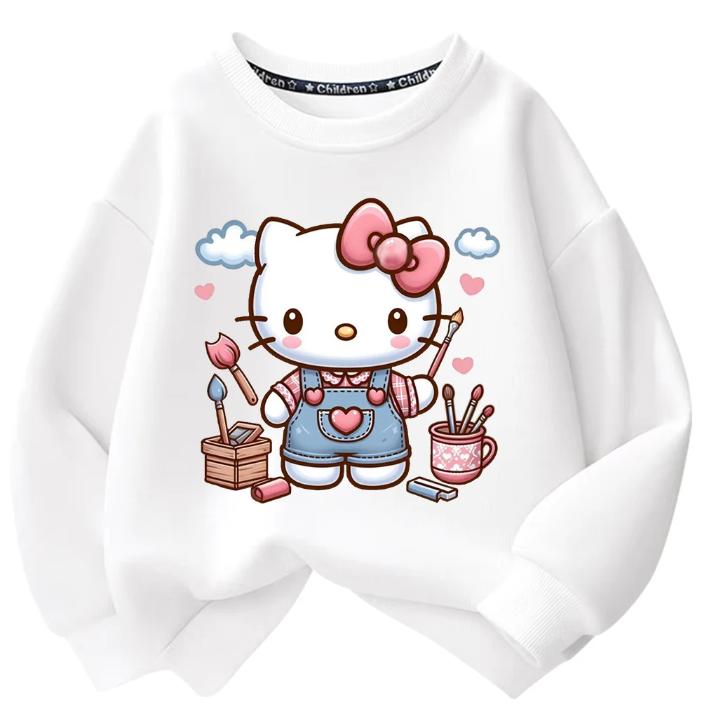 Hello Kitty Valentine's Day Iron On Heat Transfer Stickers For Clothes DTF Pinted Vinyl Thermal Appliques Washable T-Shirt Decal