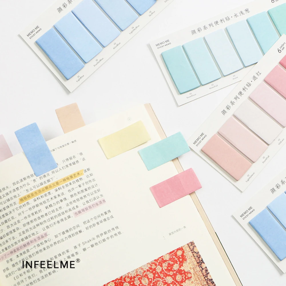 120pages Kawaii Memo Pad Sticky Notes Stationery Sticker Index Posted It Planner Notepads Office School Supplies