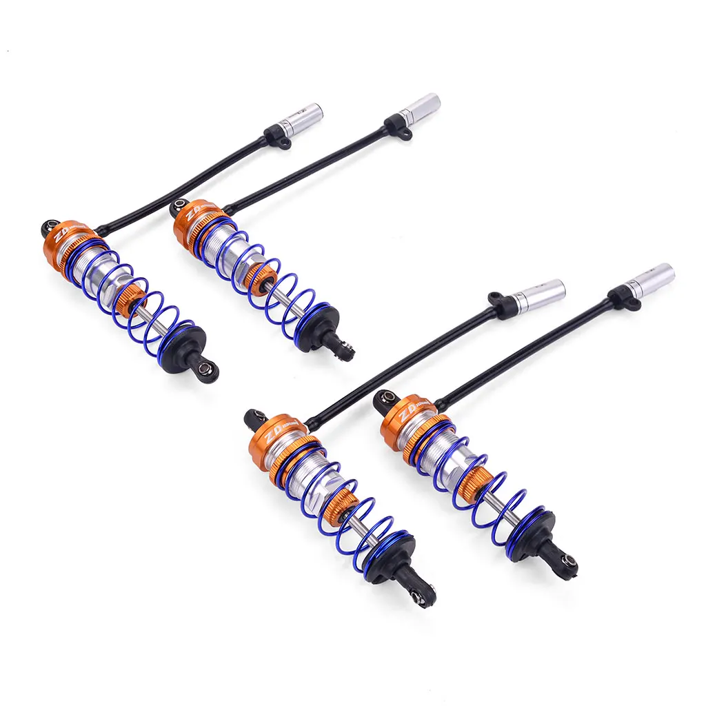 

4Pcs Metal Front and Rear Shock Absorber for ZD Racing DBX-10 DBX10 1/10 RC Car Upgrade Parts Spare Accessories 1