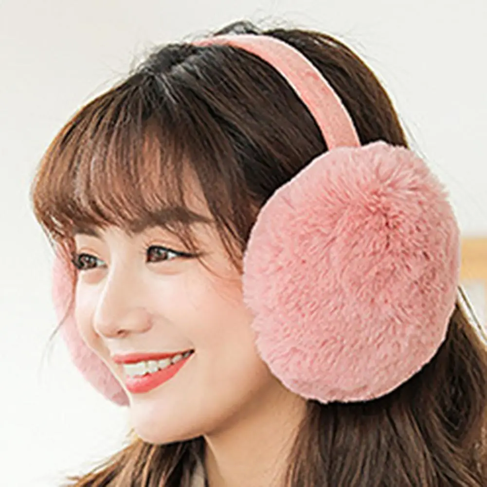 

Ear Muff Warmer Useful Soft Windproof Round Plush Ear Warmer for Autumn Ear Warmer Ear Muff