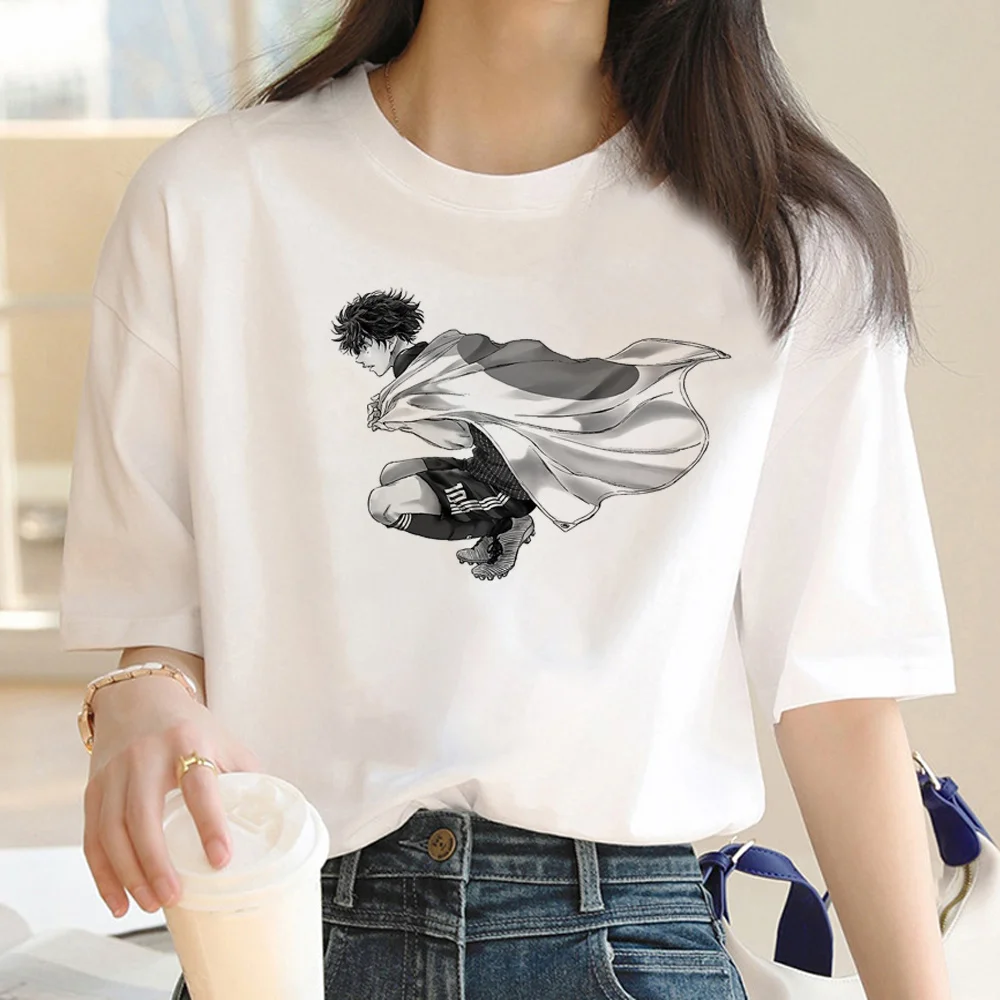 

Женская комиксная футболка Ao Ashi, женская уличная одежда Манга, японская одежда