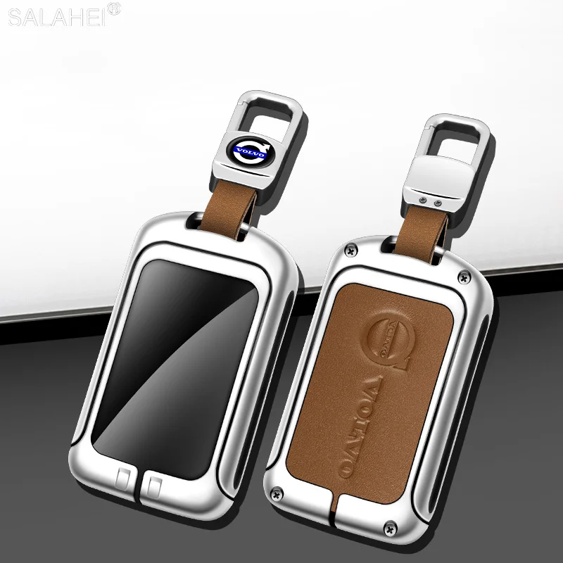 

Car Smart Remote Key Case Bag Cover Shell Fob For Volvo XC40 XC60 XC90 S60 S90 S80 C30 V70 V90 T5 T6 T8 Keychain Accessories