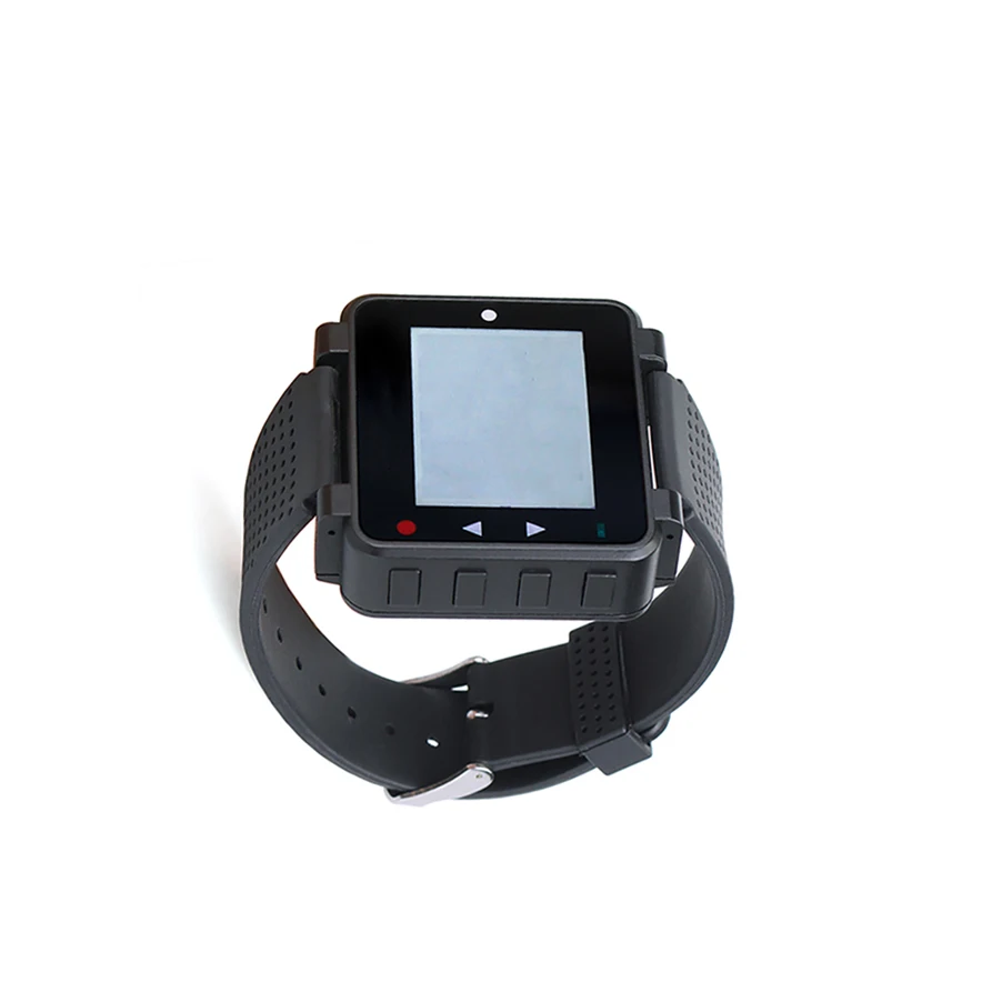 Wireless POCSAG Wrist Watch Receiver Pager Build in Rechargeable Battery for Calling System Restaurant Office Bar Hospital