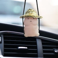 car pendant cute anime little mousedick swing auto rearview mirror ornaments interior decoration pendants accessories gifts