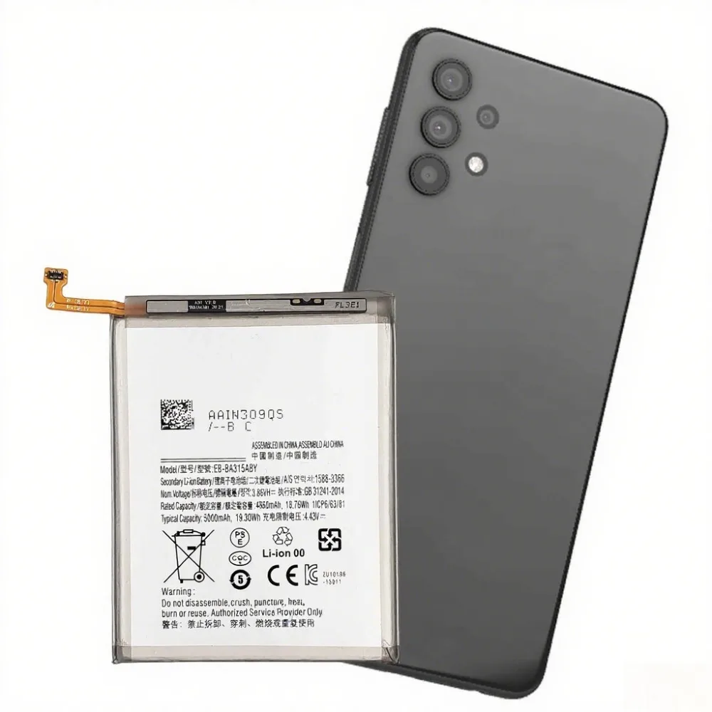 Аккумулятор для телефона EB-BA315ABY 5000 мАч для Samsung Galaxy A31 2020 Edition SM-A315FDS SM-A315GDS (art.: 3920dbbf8912c) - 3920dbbf8912c
