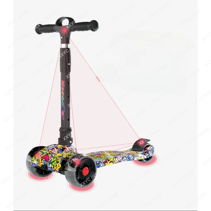 

Scooter Children 1-3-6-12 Years Old Baby Boys and Girls Three-in-One Slippery Luge cocuk scooter patinetas para niños