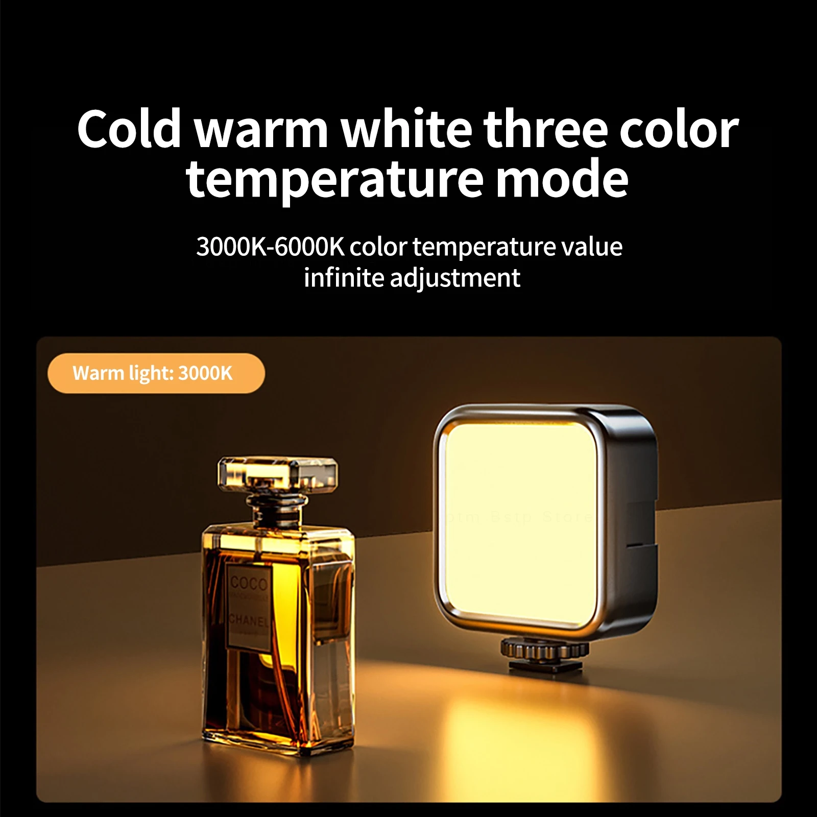 Светодиодное кольцо портативный мини-светильник для селфи перезаряжаемый 3