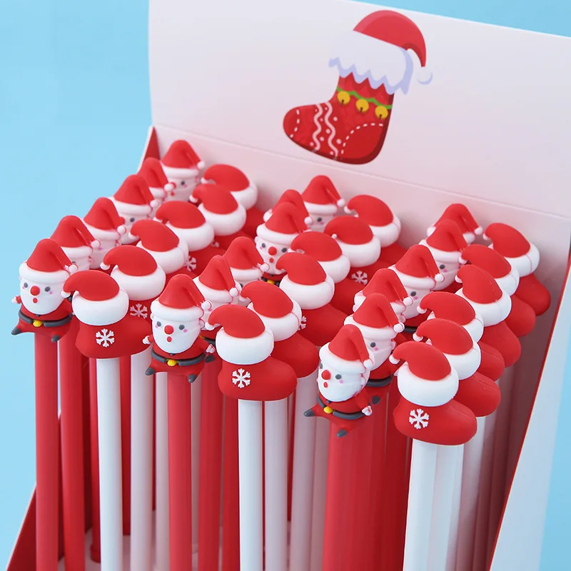 2 pcs/lot Creative Christmas Festival Socks Cute Gel Pen Signature Escolar Papelaria School Office Supply Promotional Gift |