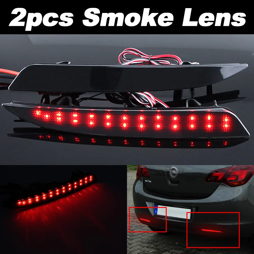 

OEM:13262018 LED Rear Bumper Reflector Tail Brake Parking Warning Stop Running Light For VAUXHALL ASTRA J 5 Door Hatch 2009-2015