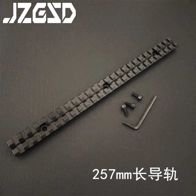 

Tactical Long 20mm Picatinny Rail Mounts with 25 Slots and 257mm Length of Aluminum Alloy for Hunting Rifles Sight mount RMR
