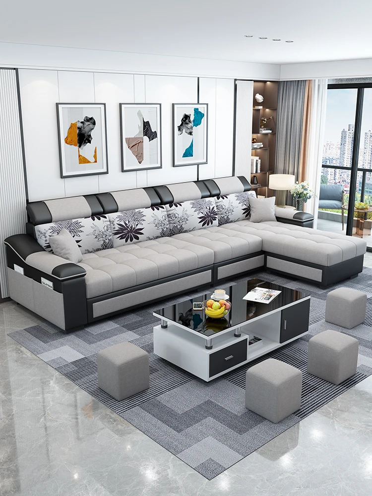 Диван Тканевый под заказ современная простая Роскошная тканевая софа для