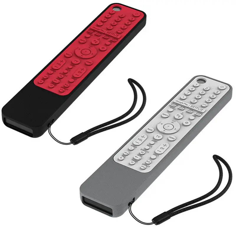 

2X Shockproof Protective Cover For Sony RMF-TX600U RMF-TX500E Magic Motion Remote Control(Black+Red&Grey+White)