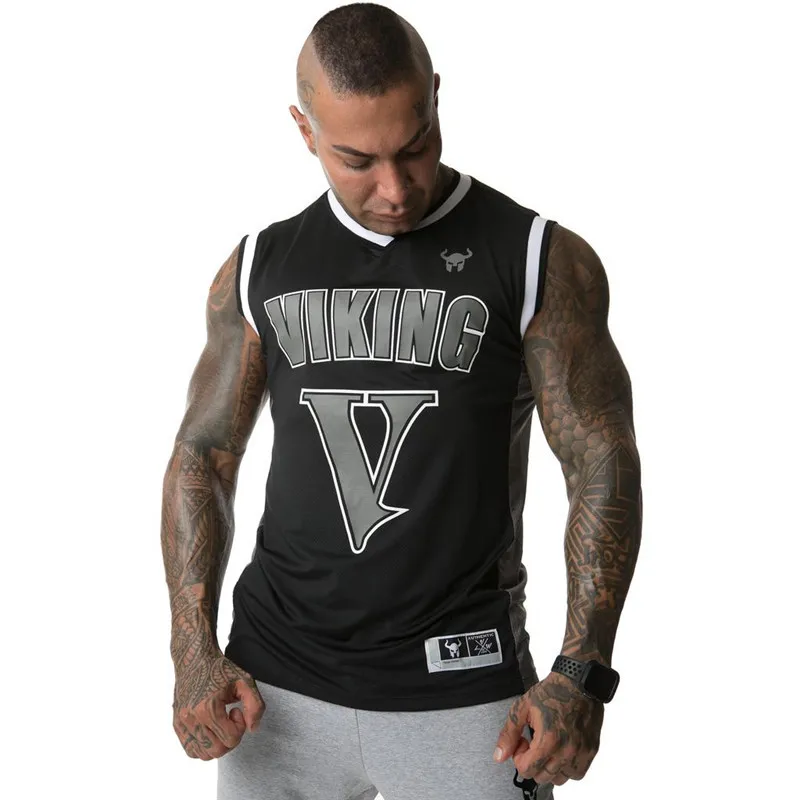 

Sports Vest Men's Summer New Fitness Mesh Waistcoat Basketball Training Wear Running Top Male Tank